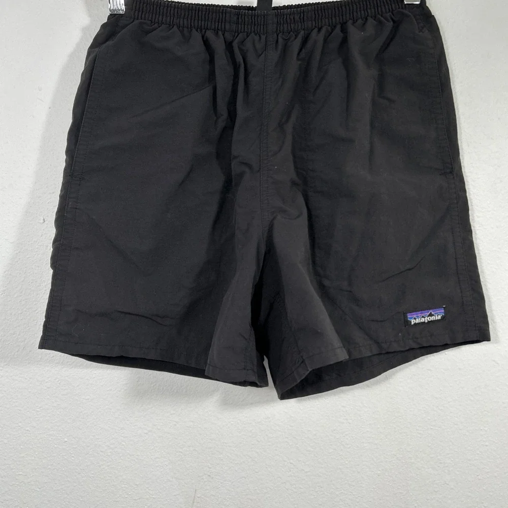 Patagonia Board Shorts Mens S Black 5 Swim Trunks Surf Beach Wear